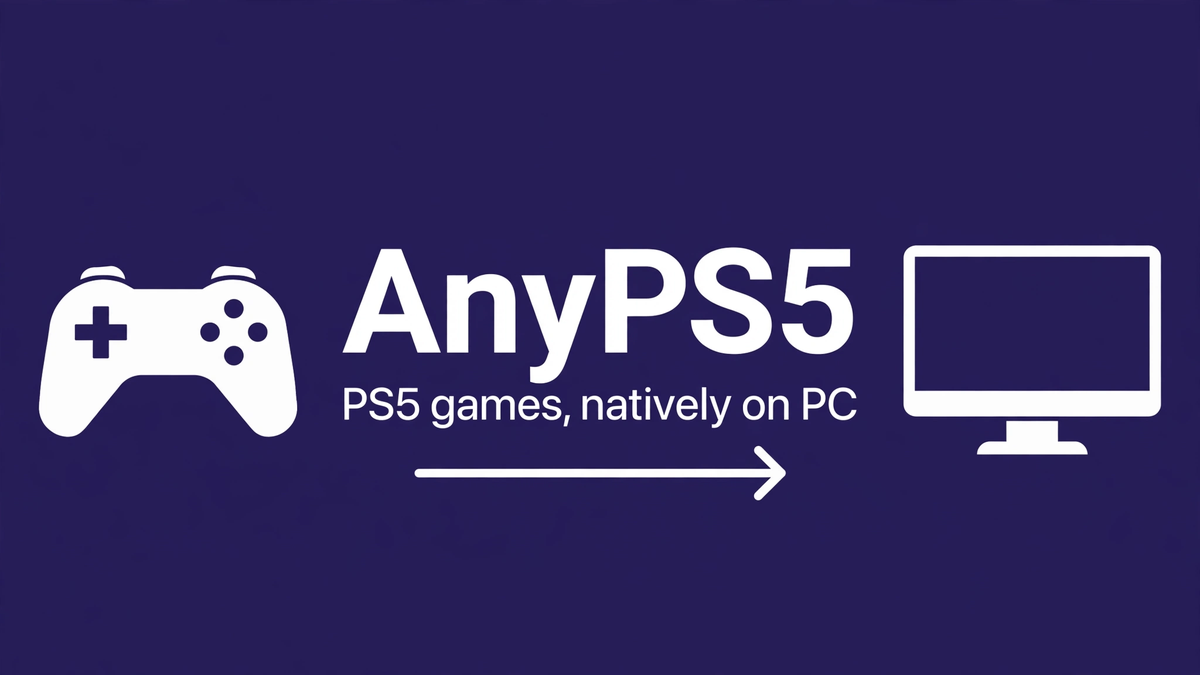 AnyPS5 – Run PS5 Games on PC Hero Image